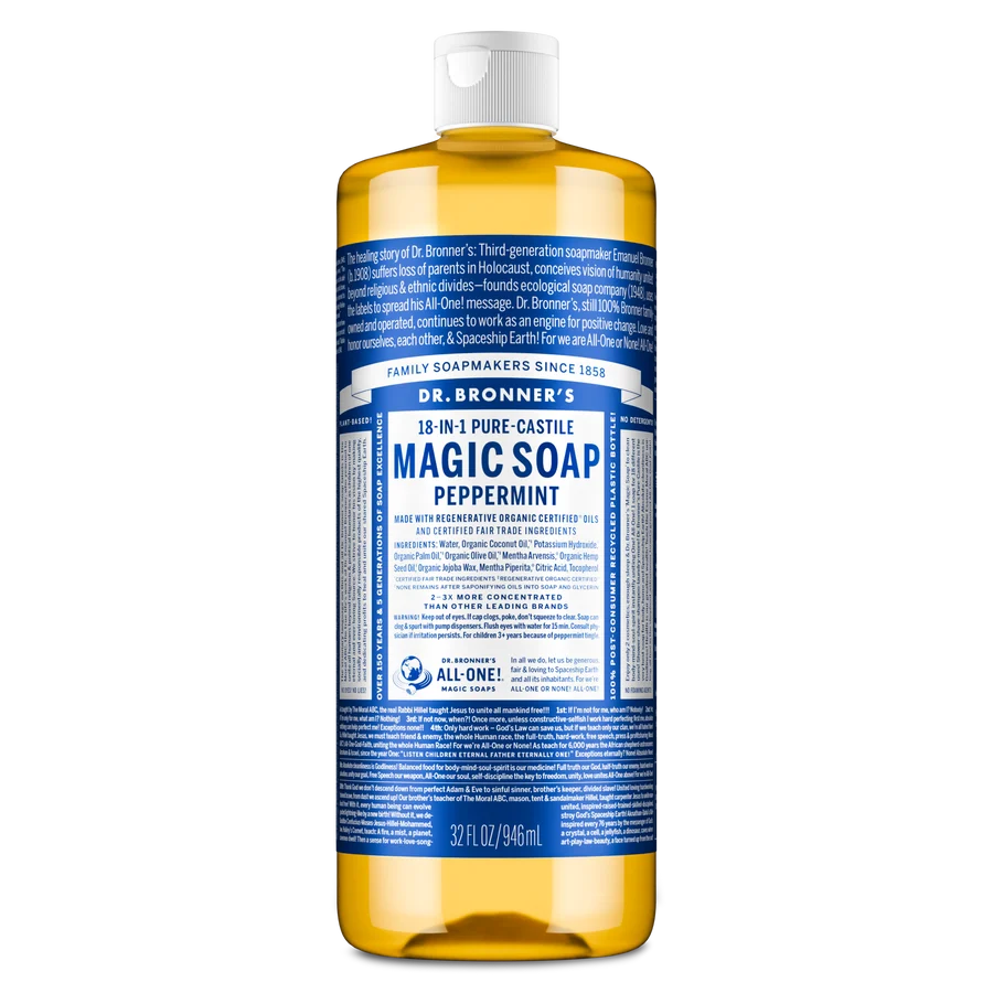 Dr. Bronner's - Organic Peppermint Oil Soap 946mL