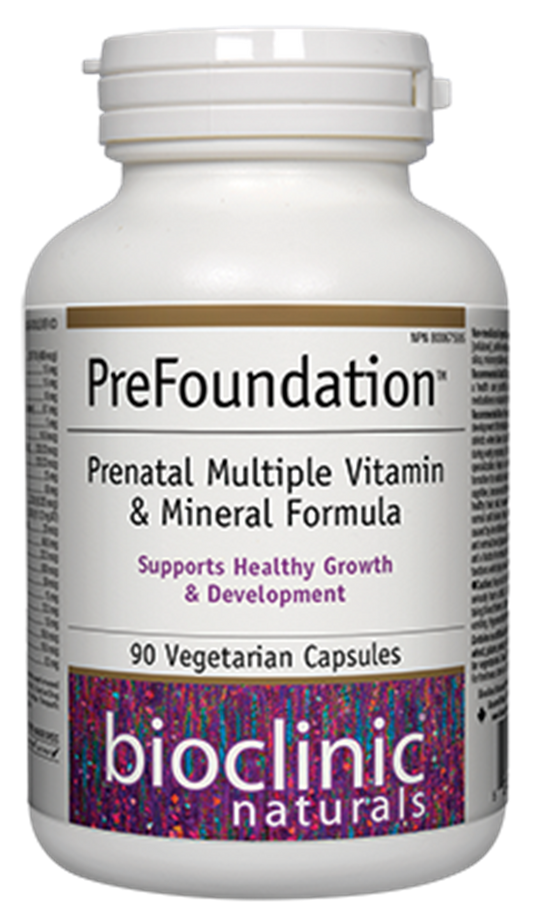 BioClinic   PreFoundation™ Prenatal Multiple Vitamin & Mineral Formula   90 V-Cap