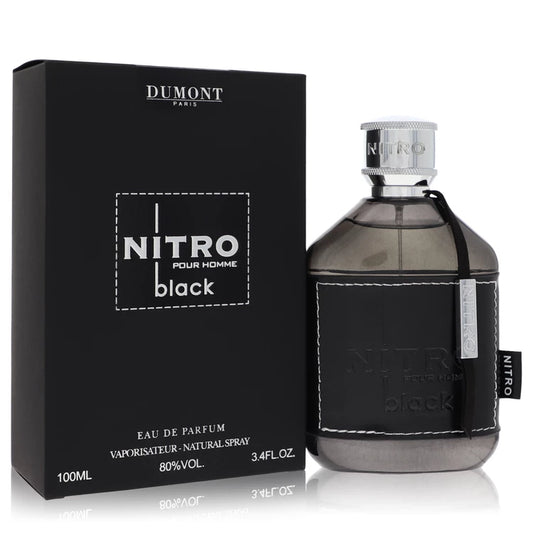 Dumont Nitro Black Eau De Parfum Spray By Dumont Paris 3.4 oz Eau De Parfum Spray