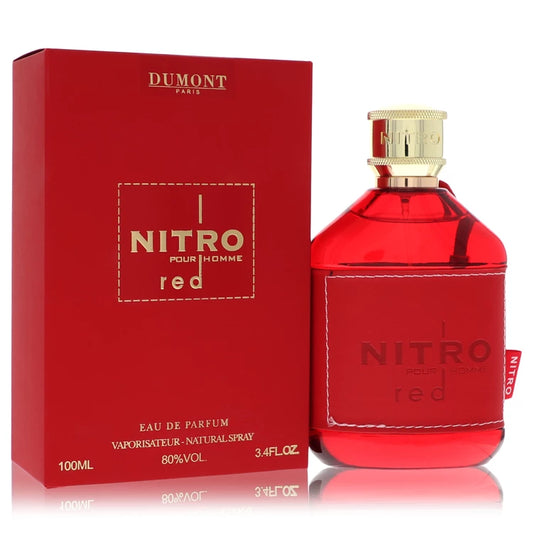 Dumont Nitro Red Eau De Parfum Spray By Dumont Paris 3.4 oz Eau De Parfum Spray