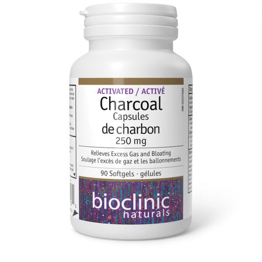BioClinic   Activated Charcoal 250mg   90 Softgels