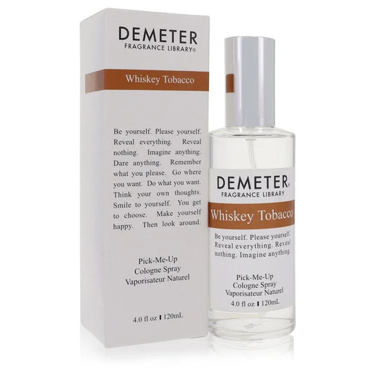 Demeter Whiskey Tobacco Cologne Spray By Demeter 4 oz Cologne Spray