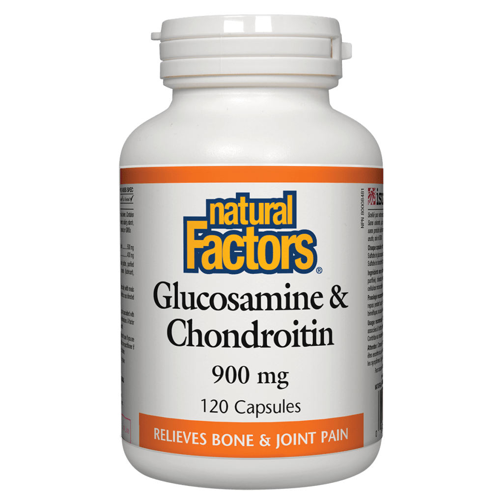 Natural Factors   Glucosamine & Chondroitin Sulfate 900 mg   120 capscaps