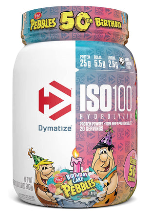 Dymatize ISO100 | Birthday Pebbles | 20 Servings