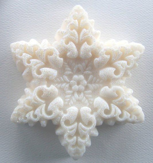 SAAVY NATURALS    Vanilla Pepp Snowflake Soap113g*6