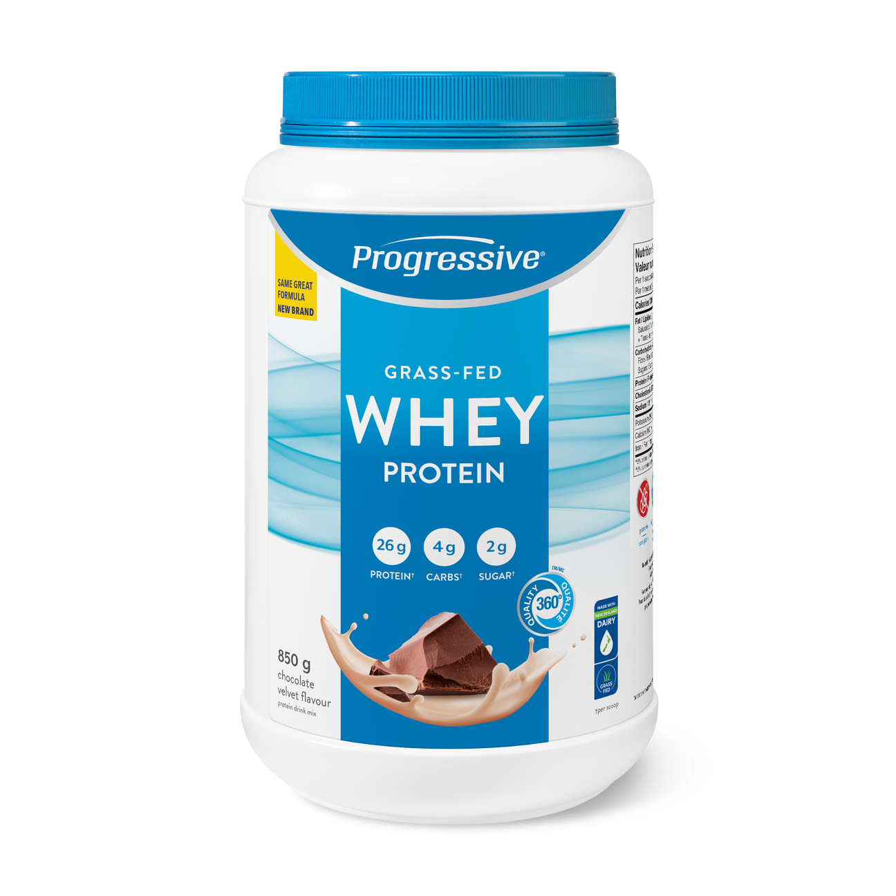 Progressive Grass Fed Whey Protein -  850g Chocolate