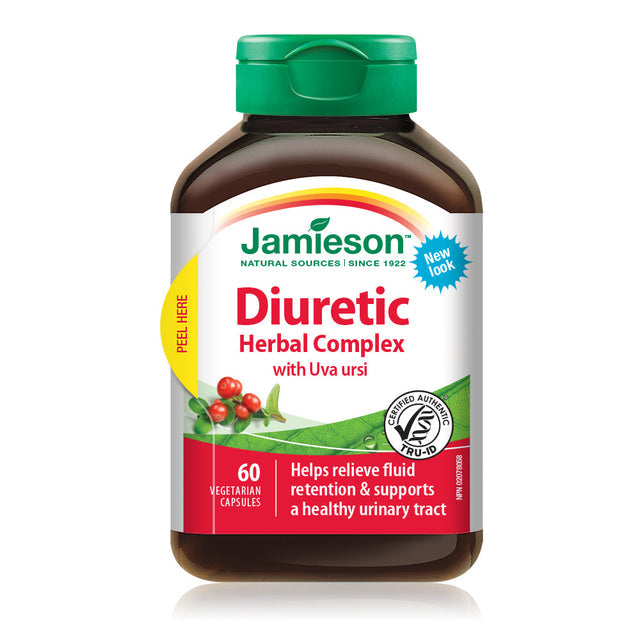 Jamieson    JMS Herbal Complex Diuretic 60's    60Complex Diuretic