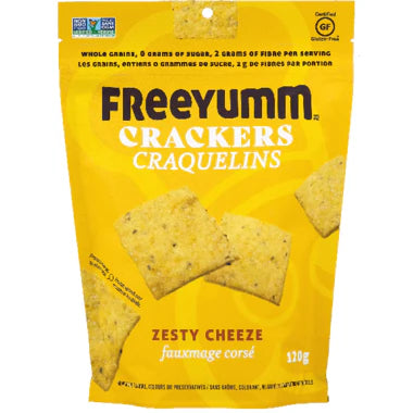 Free Yumm   Crackers   Zesty Cheeze 120G