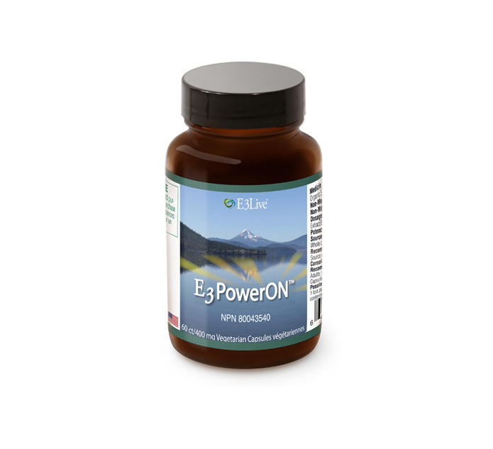 E3 Live   E3PowerON - Capsules   60 ct / 400mg