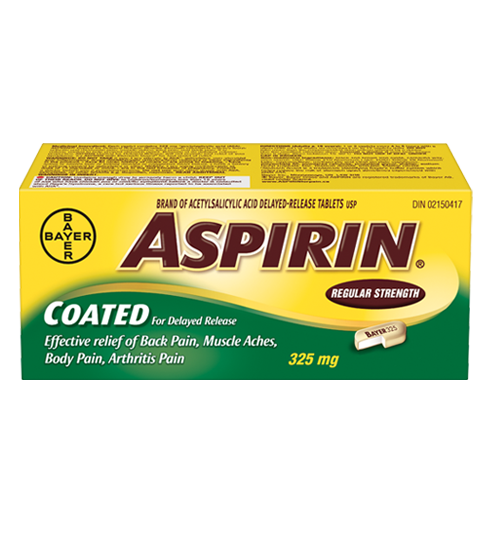 Aspirin Coated Caplets  325mg