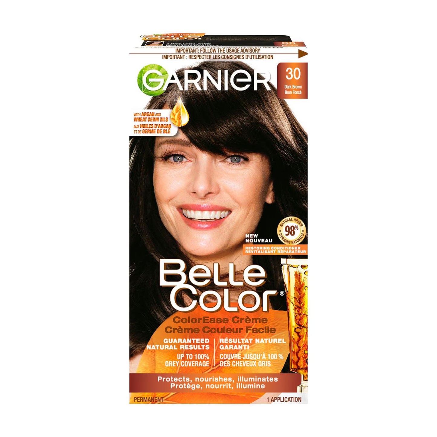 BELLE COLOR #30 DARK BROWN 57ML