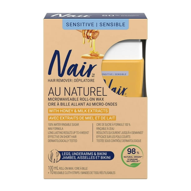 NAIR AU NATUREL WAX ROLL ON MILK & HONEY 100ML
