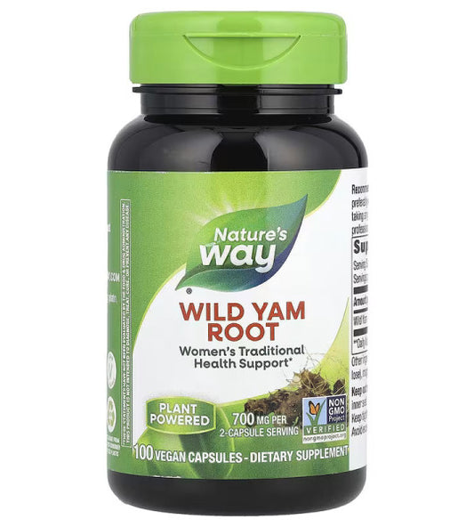 Nature's Way - Wild Yam - 100 Veg caps