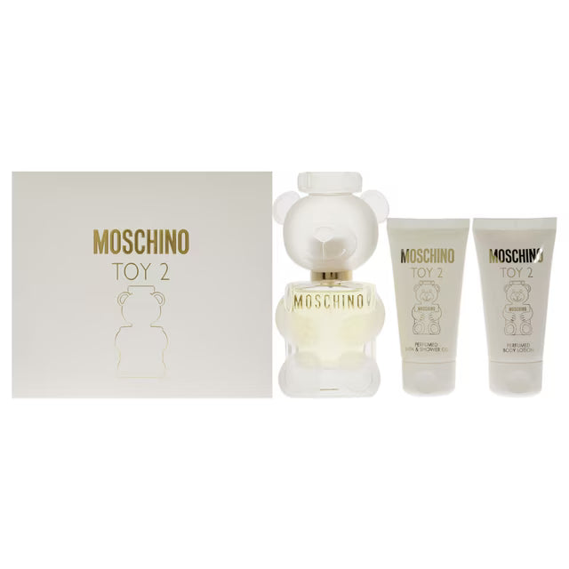 Moschino    Women    Moschino Toy 2    -- Gift Set - .17 oz Mini EDP Spray + .8 oz Body Lotion + .8 oz Shower Gel