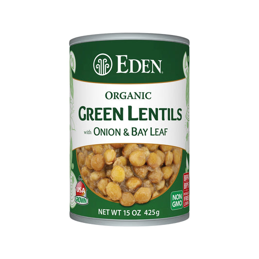 EDEN FOODS    Org Lentils w/Onion& BayLeaf 398mL
