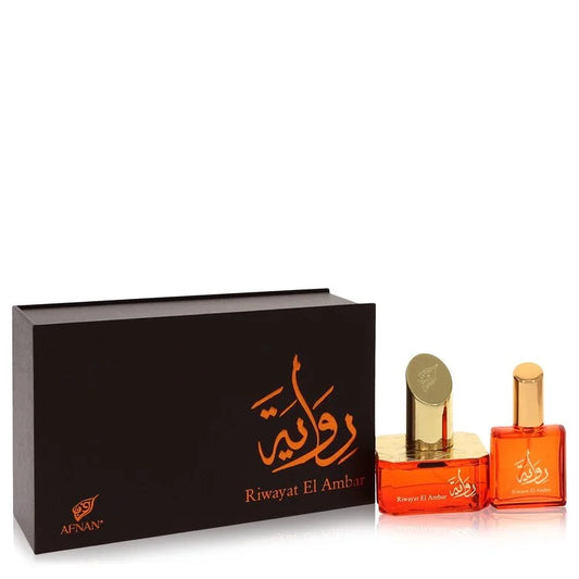 Afnan    Women    Riwayat El Ambar    50 ml Eau De Parfum Spray + Free .67 oz Travel EDP Spray