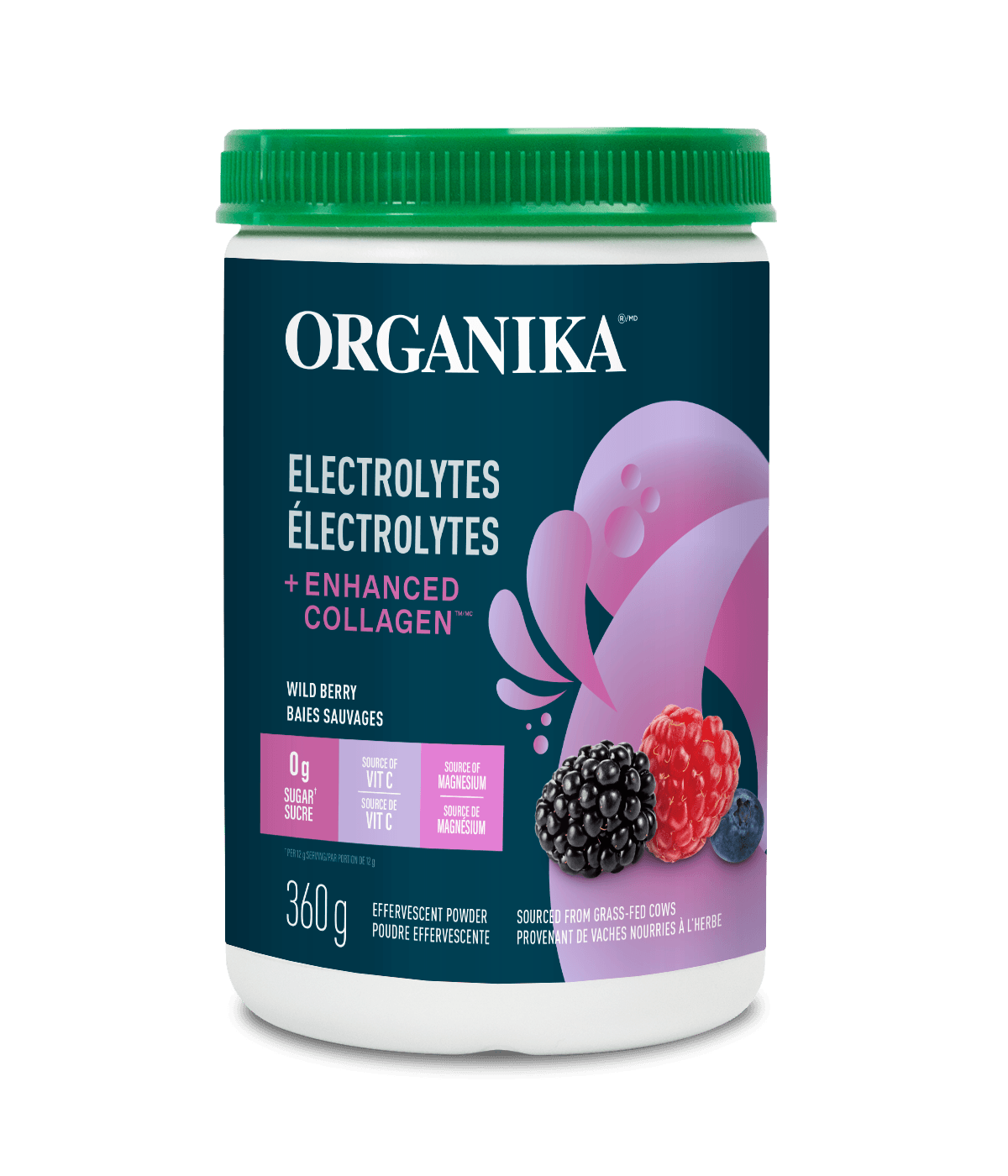 Organika   ELECTROLYTES COLLAGEN WILDBERRY 360G
