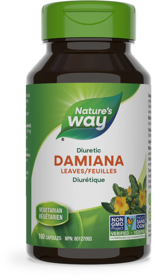 Nature's Way - Damiana Leaves - 100 Veg Caps