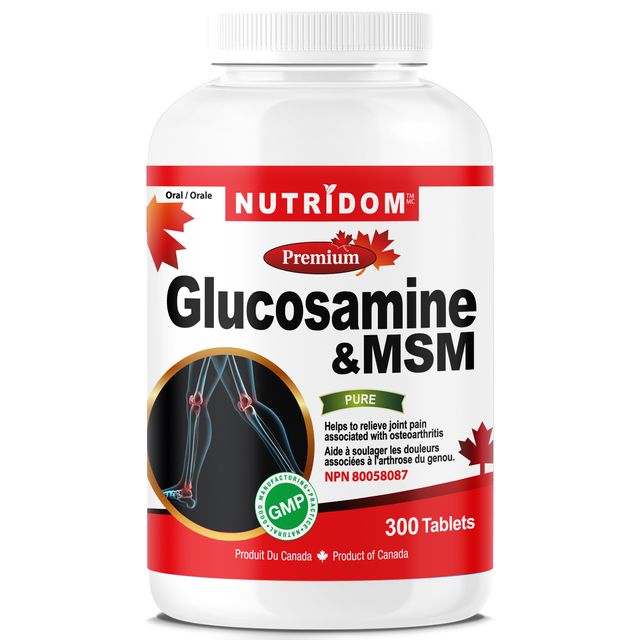 NUTRIDOM®    Glucosamine & MSM 300 Tablets