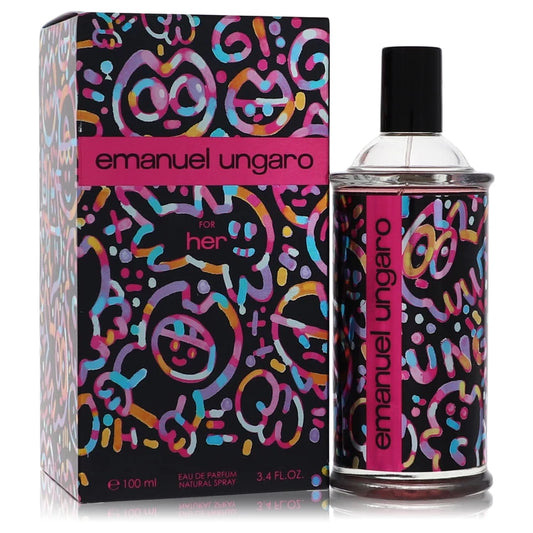 Emanuel Ungaro For Her Eau De Parfum Spray By Ungaro 3.4 oz Eau De Parfum Spray