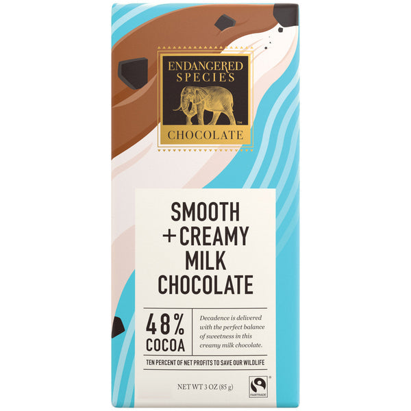 ENDANGERED SPECIES -   Milk Chocolate, 48% Cacao (Sea Otter)     85g
