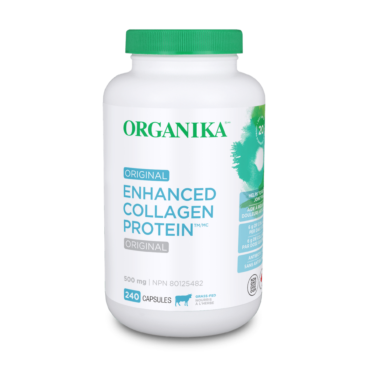 Organika   ENHANCED COLLAGEN ORIGINAL 500MG 240CAP