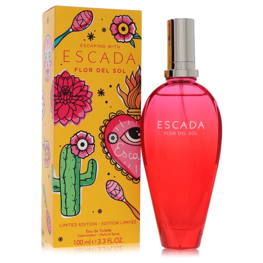 Escada Flor Del Sol Eau De Toilette Spray (Limited Edition) By Escada 3.4 oz Eau De Toilette Spray