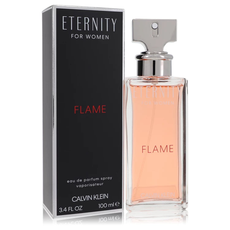 Eternity Flame Eau De Parfum Spray By Calvin Klein 3.4 oz Eau De Parfum Spray