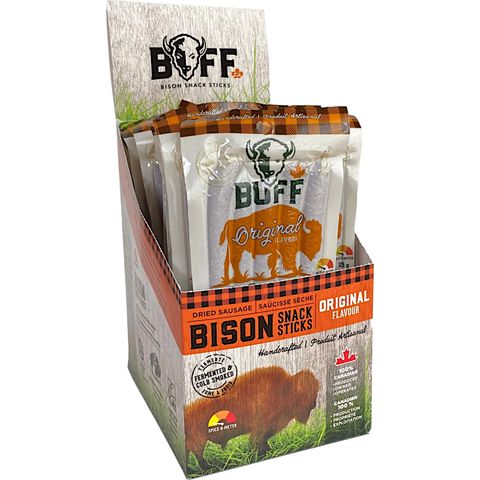 BUFF   Bison Snack Stick - Original 6 x 125g