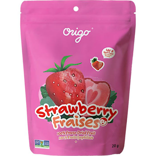 Origo Foods -  Freeze Dried Strawberries    20g