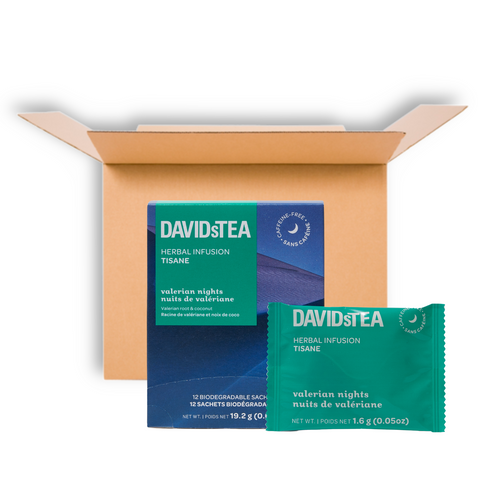DAVIDsTEA - Tea Sachets - Valerian Nights   12ct