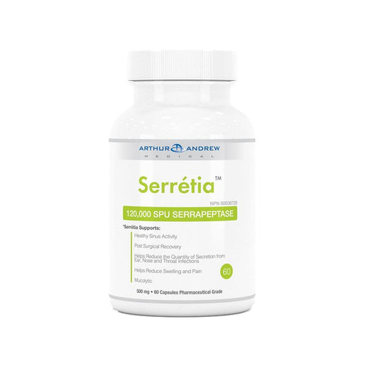 ARTHUR ANDREW MEDICAL  Serretia 60 Capsules