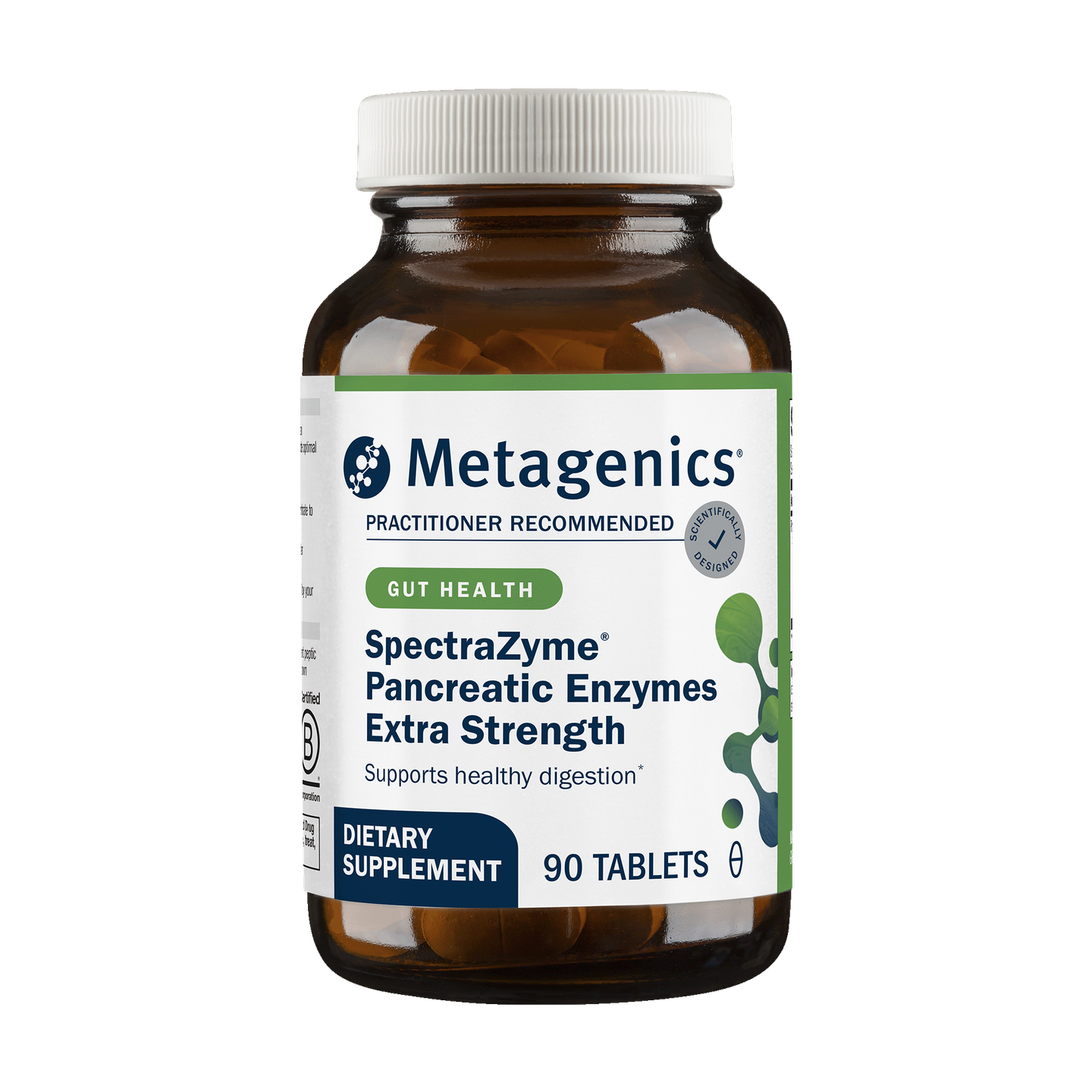 Metagenics SpectraZyme® Pancreatic Enzymes Extra Strength   90Tablets