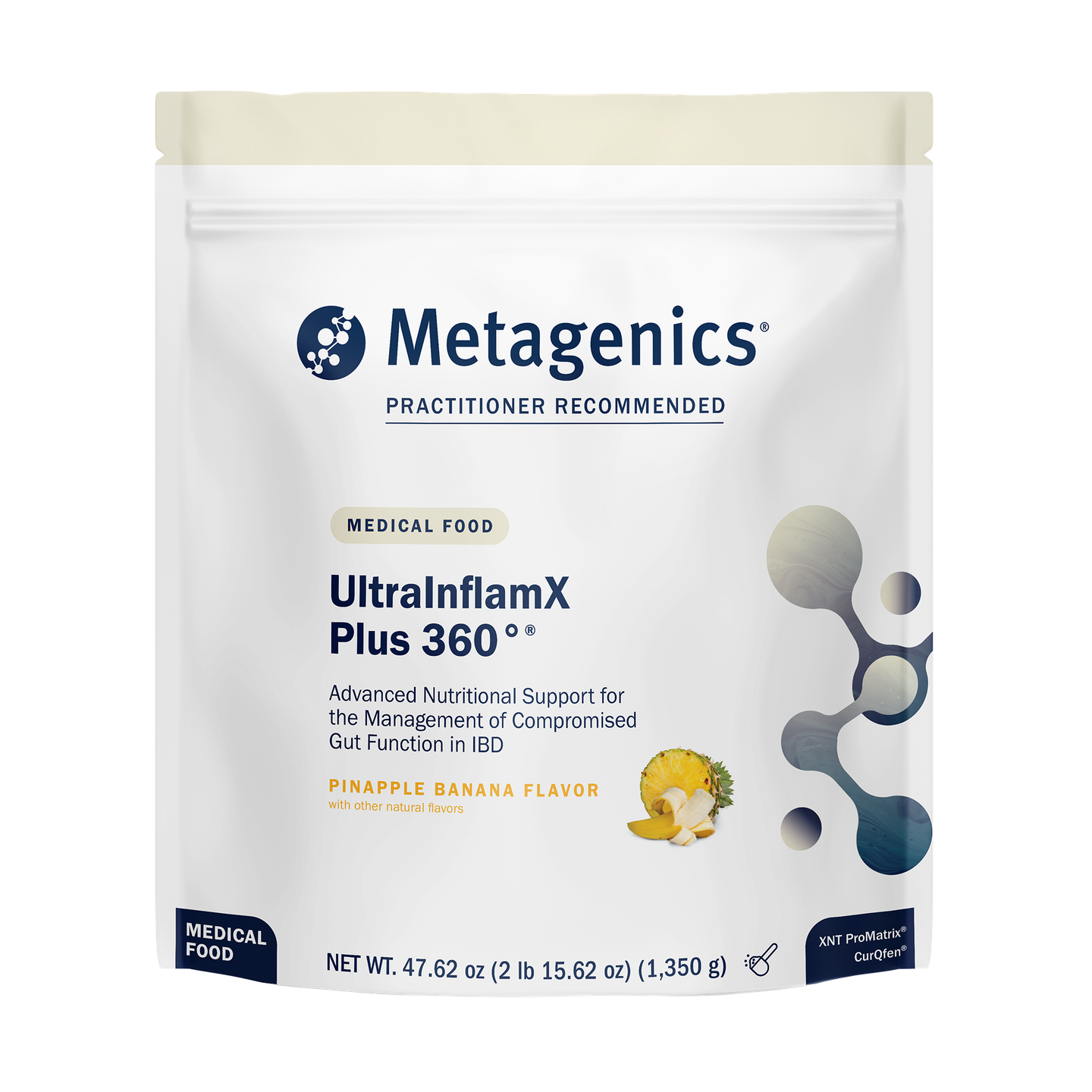Metagenics UltraInflamX Plus 360° Pineapple Banana (30 servings)   1350 g