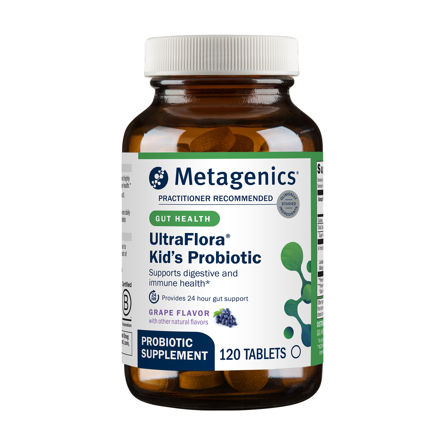 Metagenics UltraFlora Kids Probiotic   120Tablets