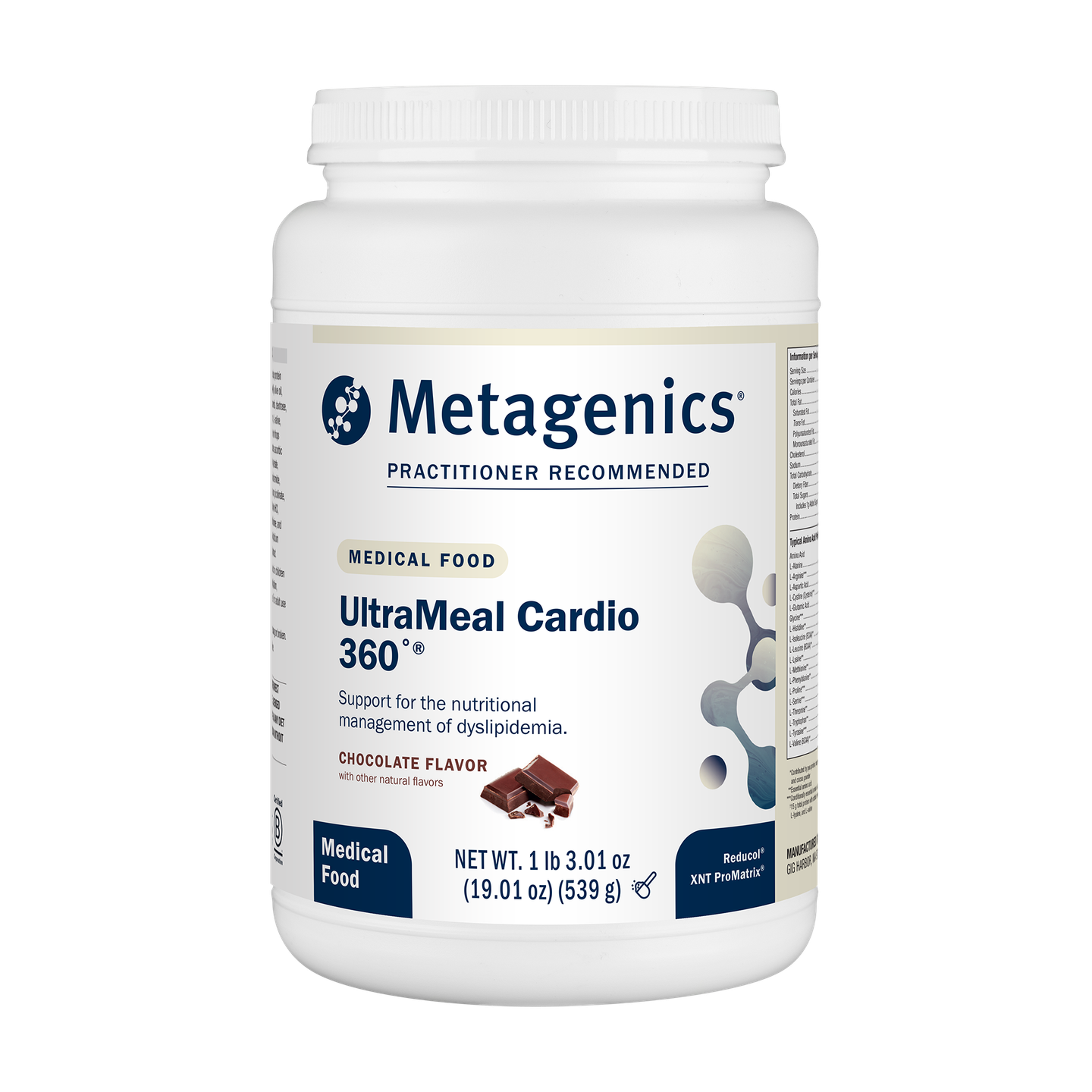 Metagenics UltraMeal® Cardio 360° Chocolate (14 servings)   539 g