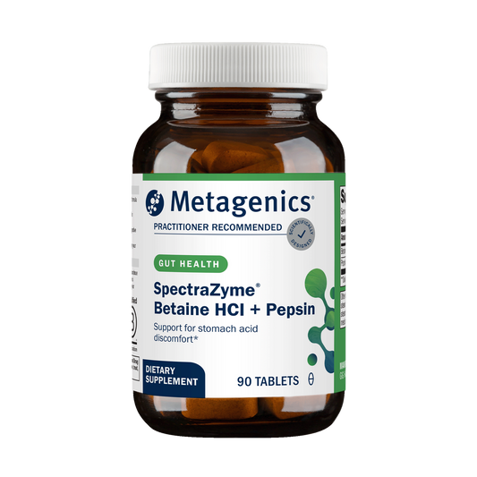 Metagenics SpectraZymeBetaine HCI + Pepsin Enzymes   90Tablets
