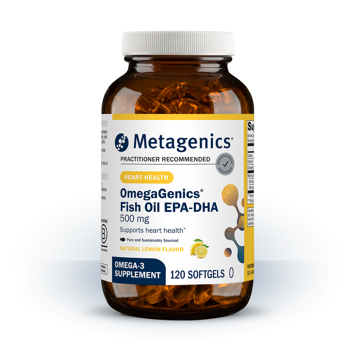 Metagenics OmegaGenics Fish Oil EPA-DHA 500 mg   120Capsules