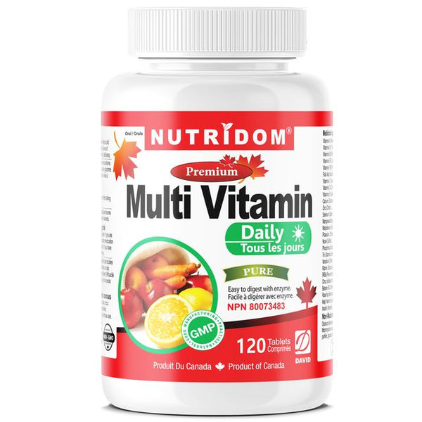 NUTRIDOM®    Multi-Vitamin Daily 120 Tablets