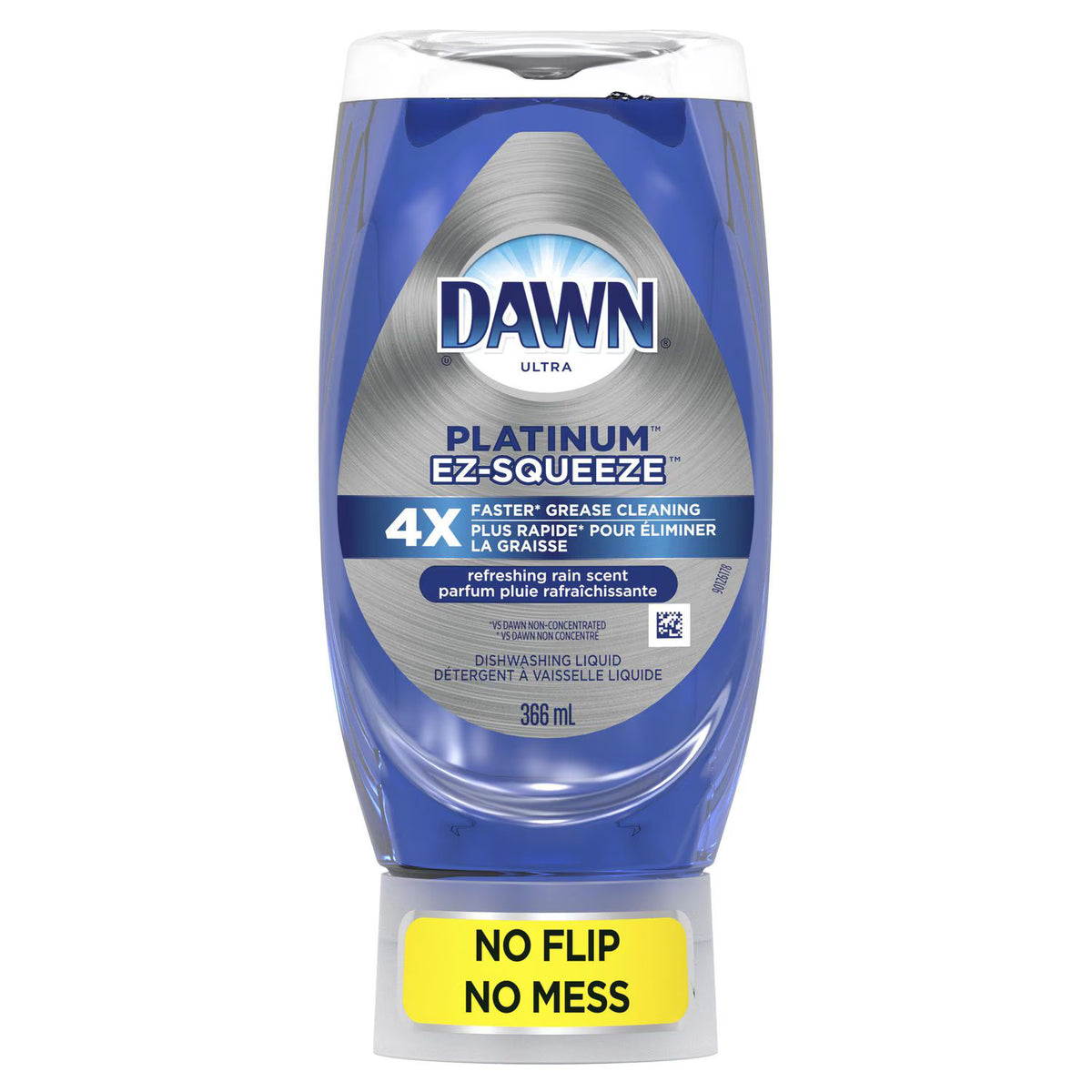DAWN PLATINUM EZ SQUEEZE REFRESHING RAIN 366ML pack of 8