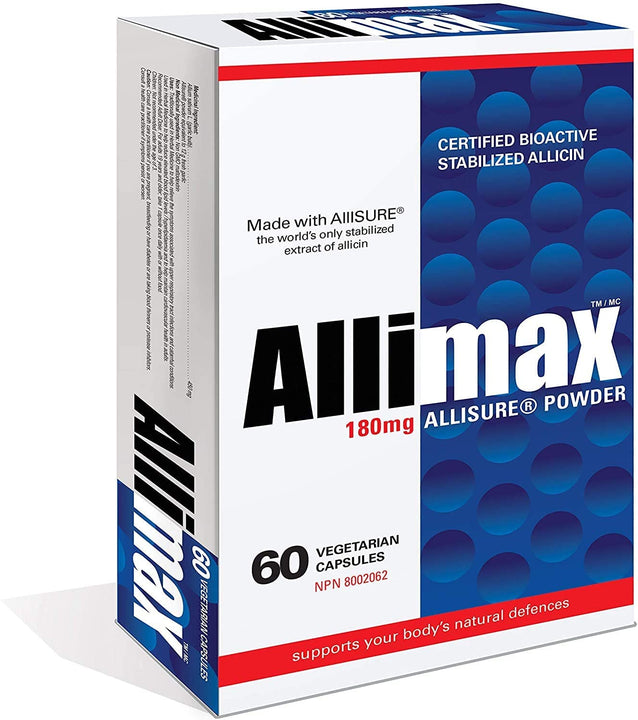 Allimax-180mg - 100% Stabilized Allicin 60 caps