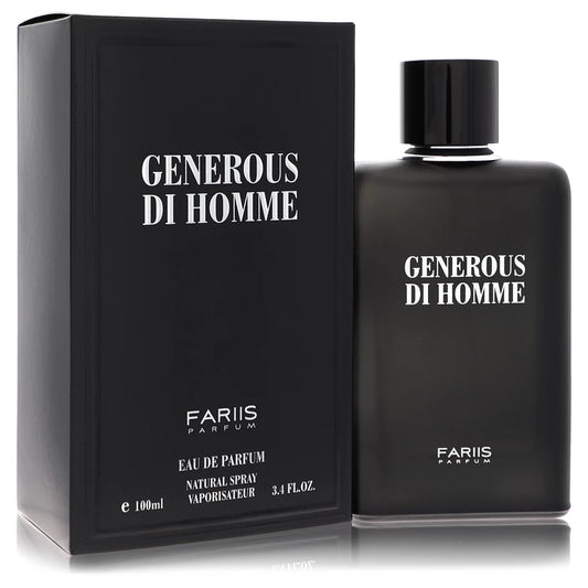Fariis Generous Di Homme Eau De Parfum Spray By Fariis Parfum 3.4 oz Eau De Parfum Spray