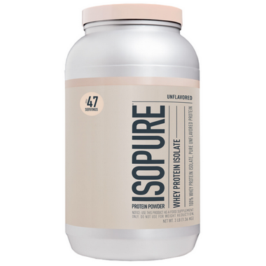 NATURE'S BEST   ISOPURE ZERO CARB   UNFLAVORED   3lbs