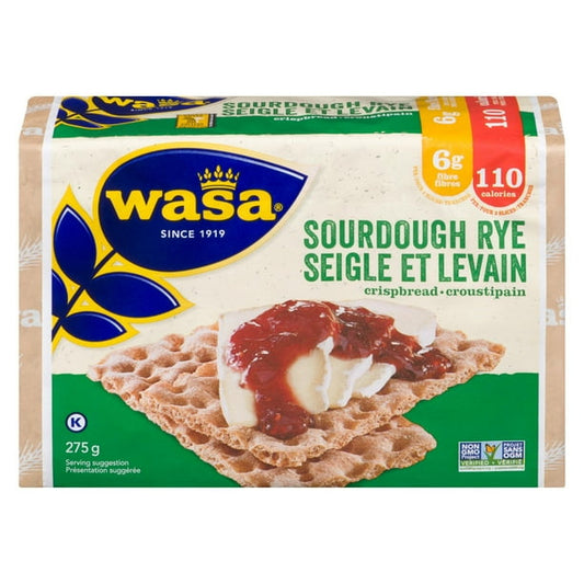 Wasa (Crispbread) - Wasa Sourdough Rye (6 x 275g)
