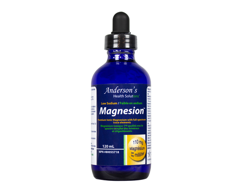 ANDERSON'S HEALTH SOLUTIONS    Magnesion Ionic Magnesium 120mL