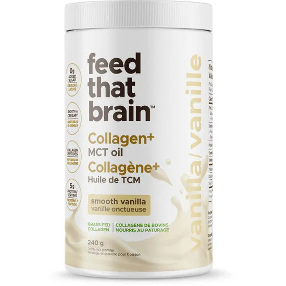 Feed That Brain - Feed That Brain Collagen MCT Vanilla 240 g