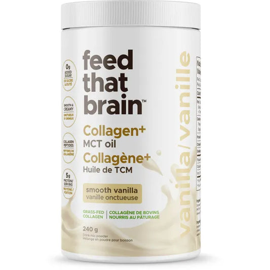 Feed That Brain - Feed That Brain Collagen MCT Vanilla 240 g