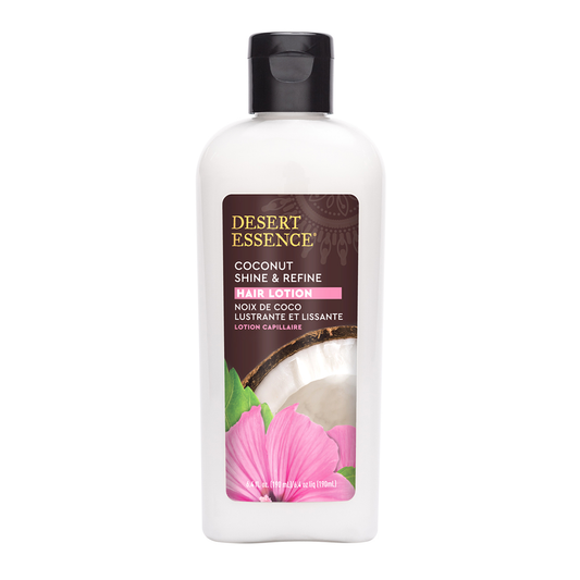 DESERT ESSENCE    Coconut Hair Styling    DESERT ESSENCE    Coconut Hair Styling    Shine & Refine Hair Lotion 190mL