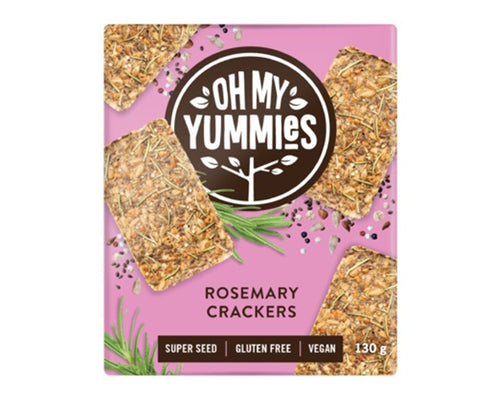 Oh My Yummies_Oh My Yummy - Organic Rosemary Crackers_130g