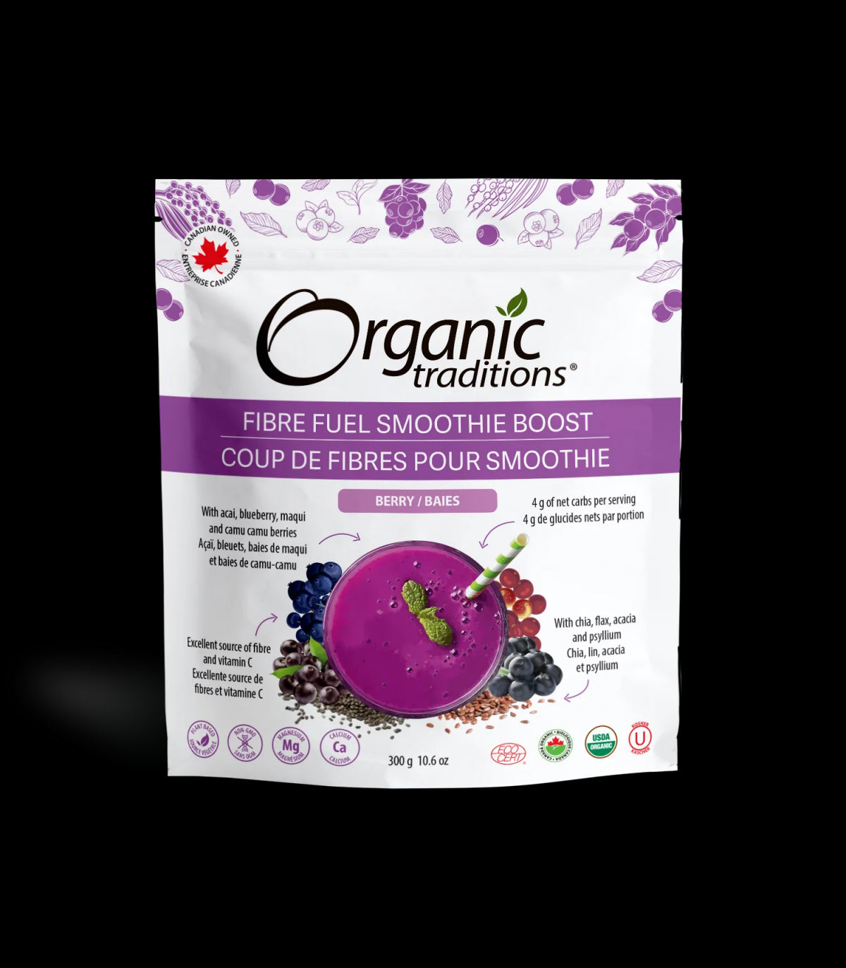 Advantage health    Fibre Fuel Smoothie Boost- Berry   300g